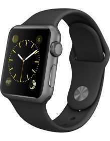 Apple Watch 38 sport band black stainless steel