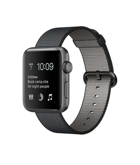 Apple Watch 38 sport black nylon S2